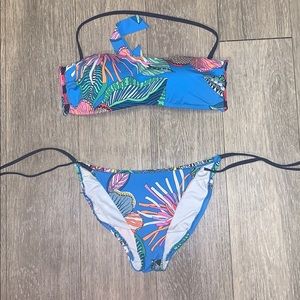 Bikini With Tropical Design